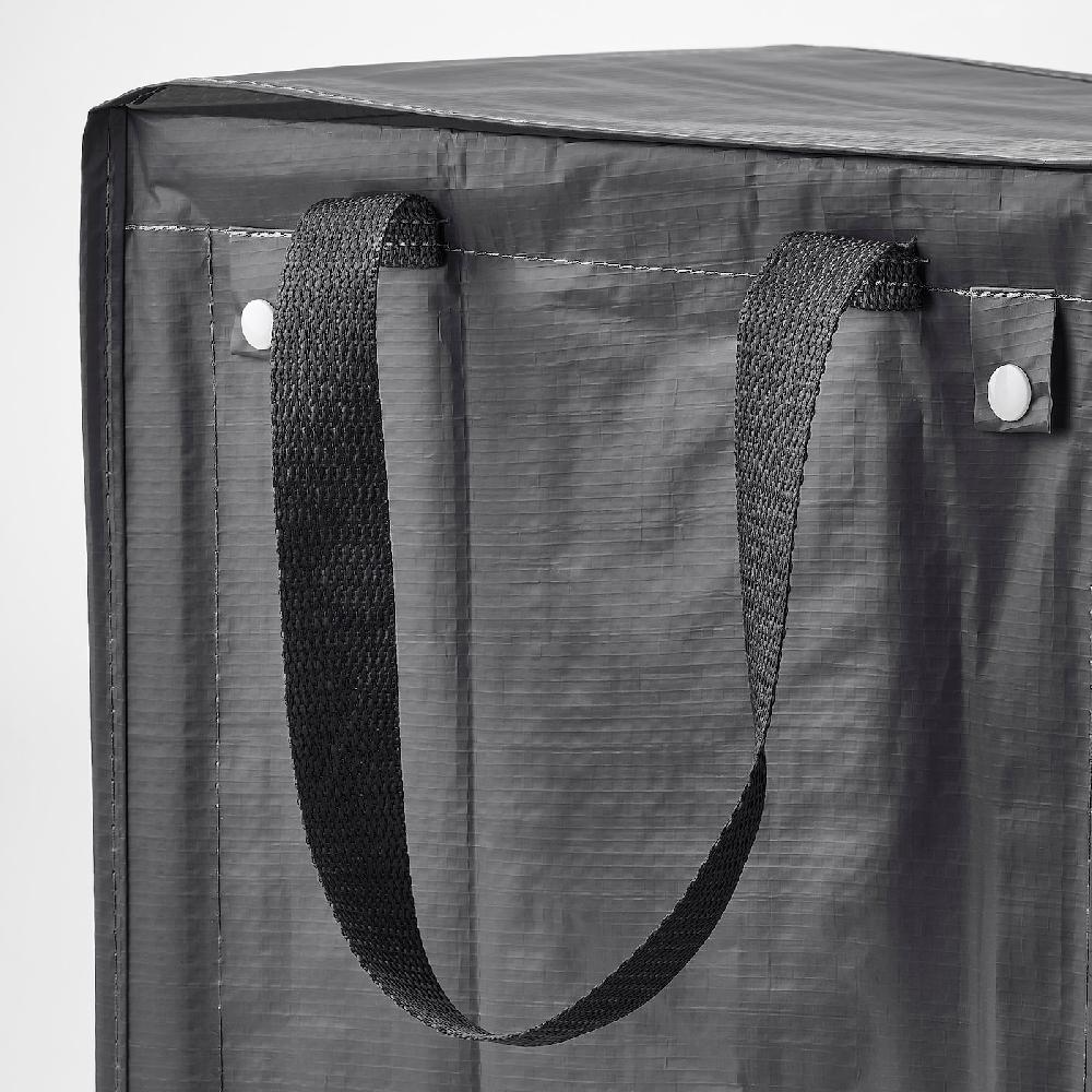 IKEA DIMPA Borsa Per Raccolta Differenziata Bianco/grigio Scuro/grigio Chiaro 22x35x45 Cm/35 L