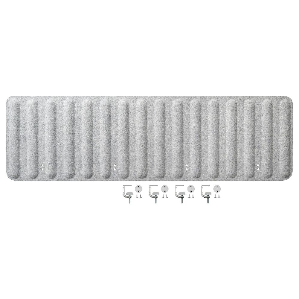 IKEA EILIF Schermo Divisorio Per Scrivania Grigio 160x48 Cm