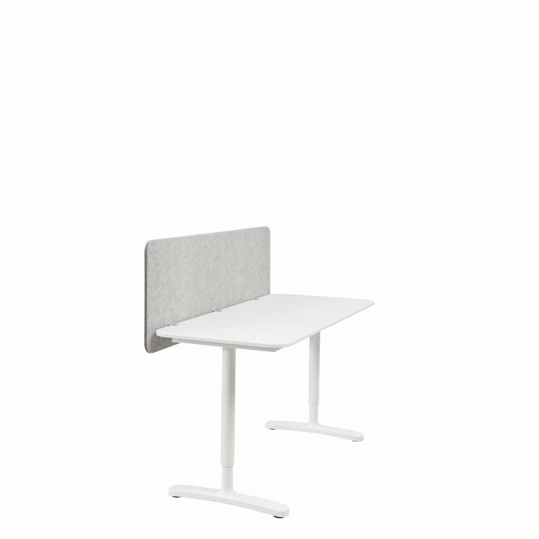 IKEA EILIF Schermo Divisorio Per Scrivania Grigio 80x48 Cm
