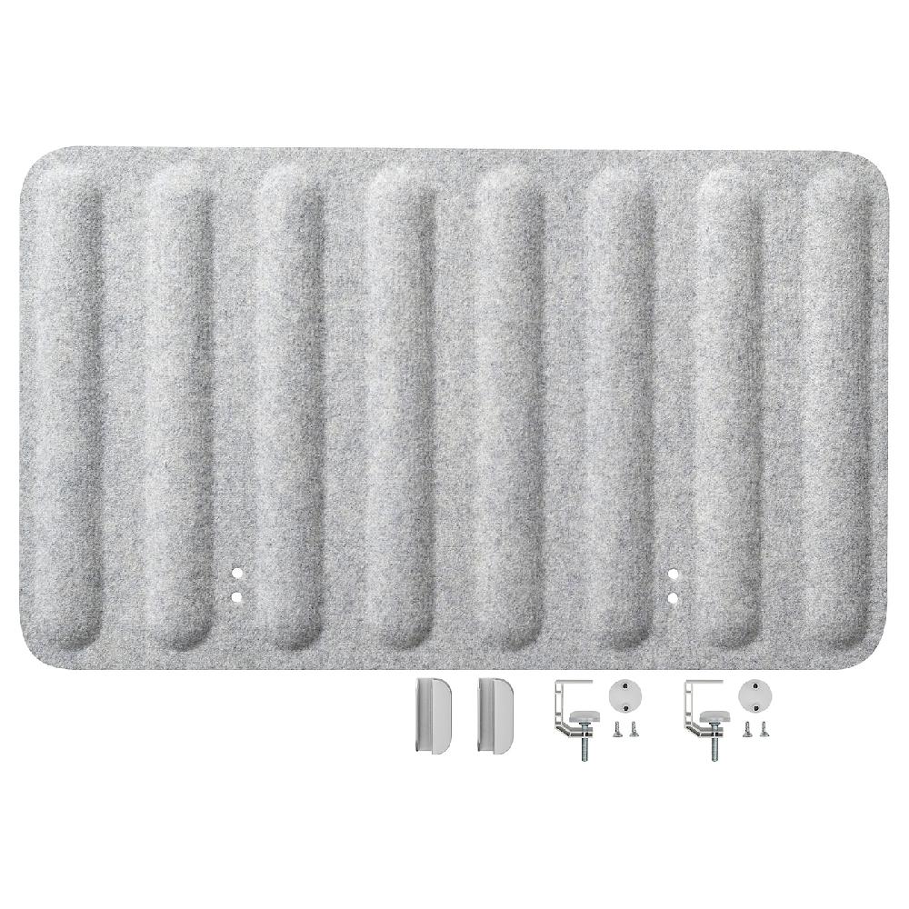 IKEA EILIF Schermo divisorio per scrivania grigio 80x48 cm