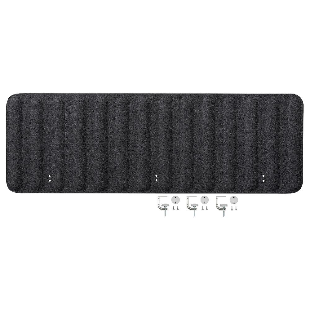 IKEA EILIF Schermo divisorio per scrivania grigio scuro 140x48 cm