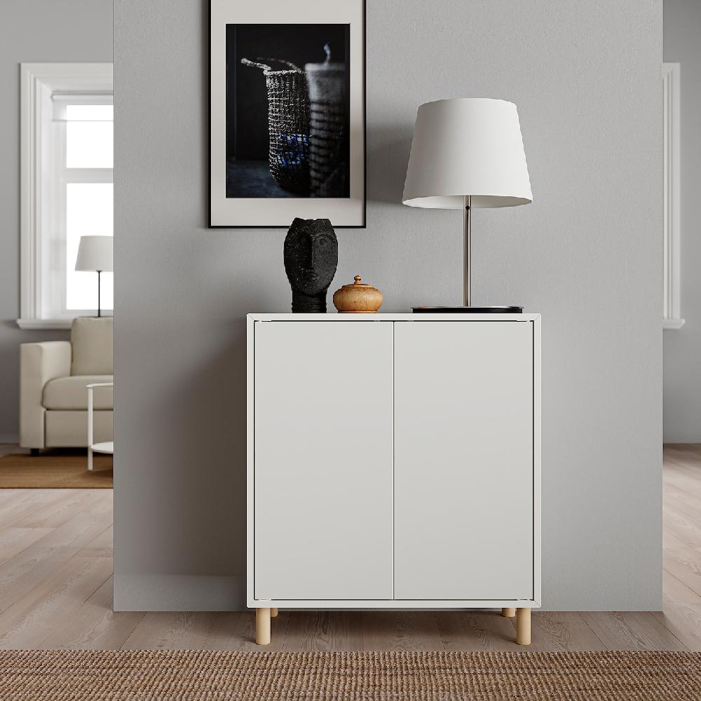 IKEA EKET Combinazione Di Mobili Con Gambe Bianco/legno 70x35x80 Cm