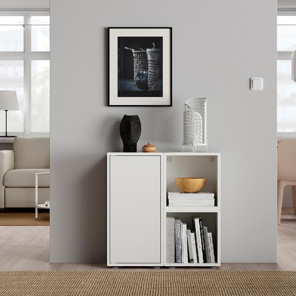 IKEA EKET Combinazione Di Mobili Con Piedini Bianco 70x35x72 Cm