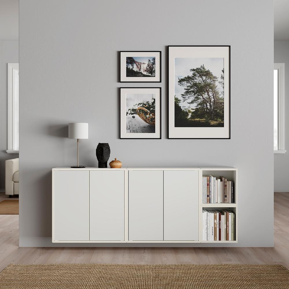 IKEA EKET Combinazione Di Mobili Da Parete Bianco 175x35x70 Cm