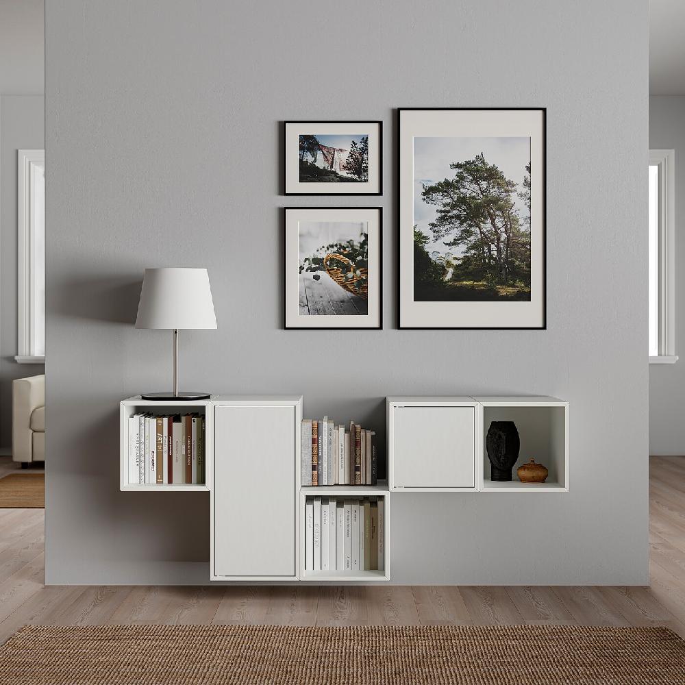 IKEA EKET Combinazione Di Mobili Da Parete Bianco 175x35x70 Cm