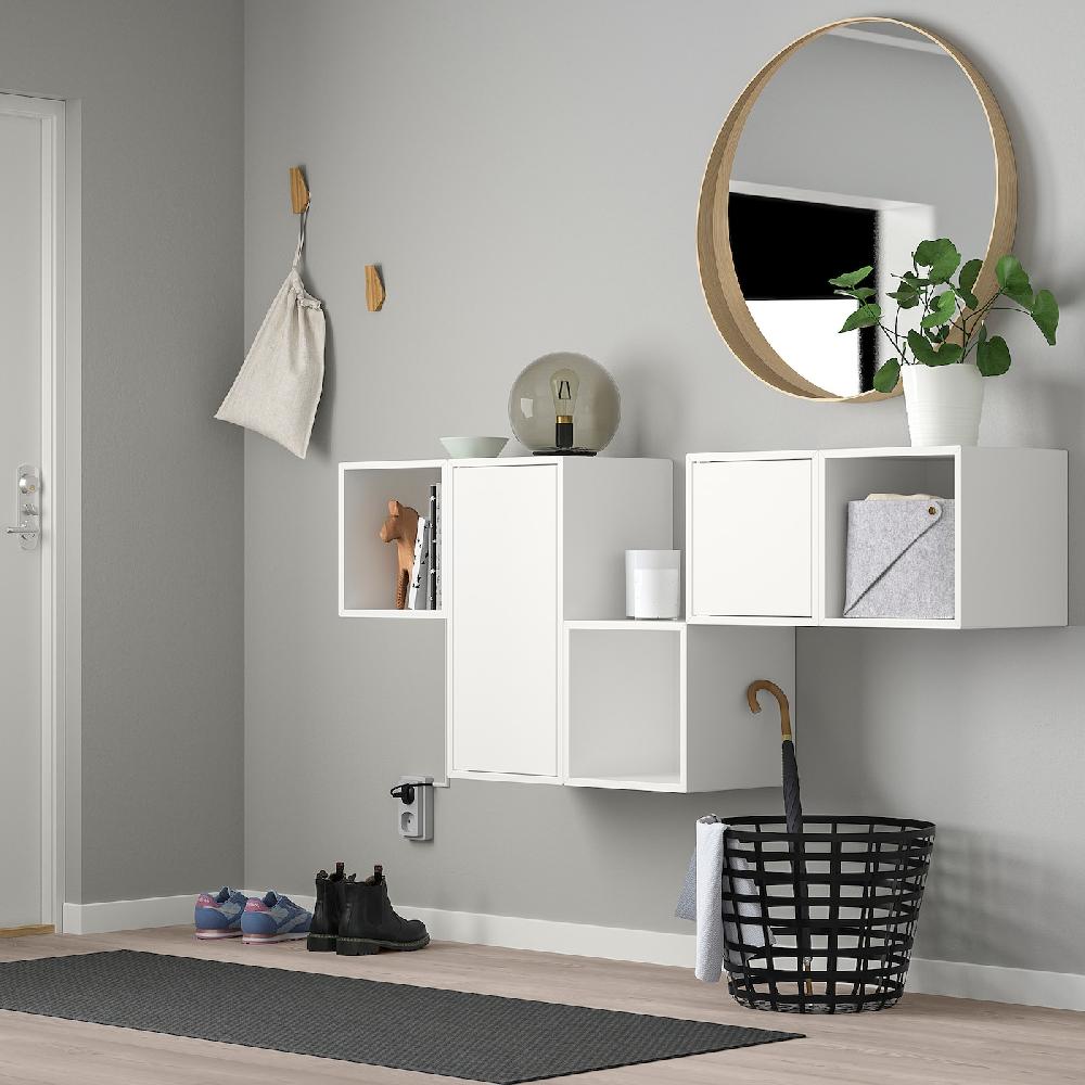 IKEA EKET Combinazione Di Mobili Da Parete Bianco 175x35x70 Cm