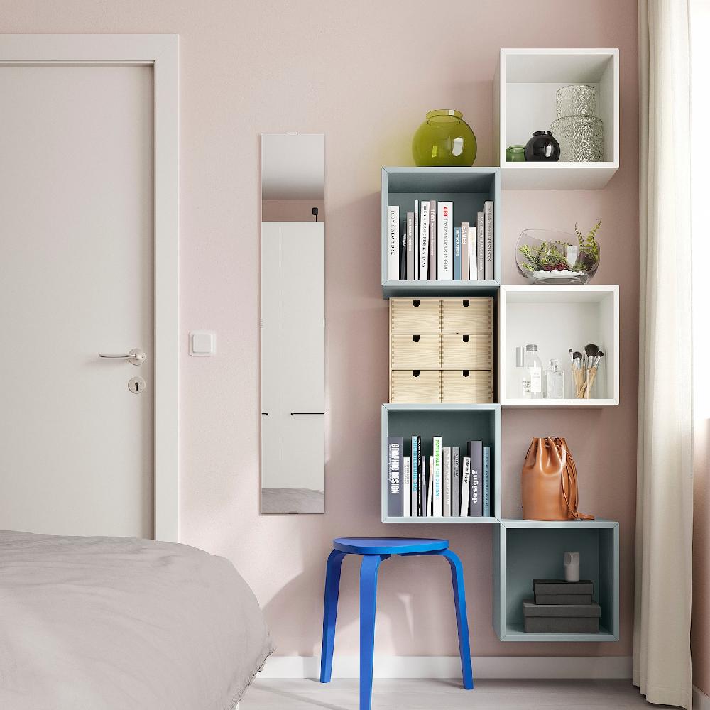 IKEA EKET Combinazione Di Mobili Da Parete Bianco/grigio-azzurro