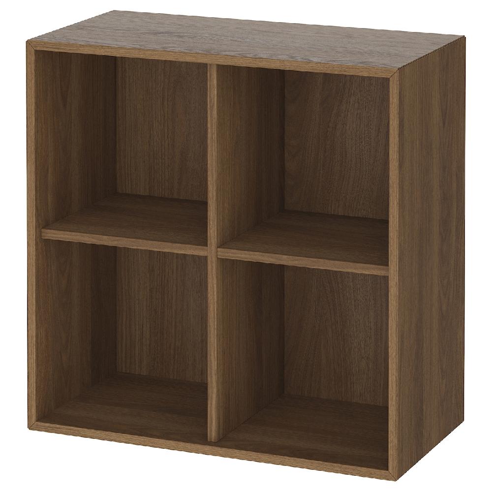 IKEA EKET Mobile a 4 scomparti marrone/effetto noce 70x35x70 cm