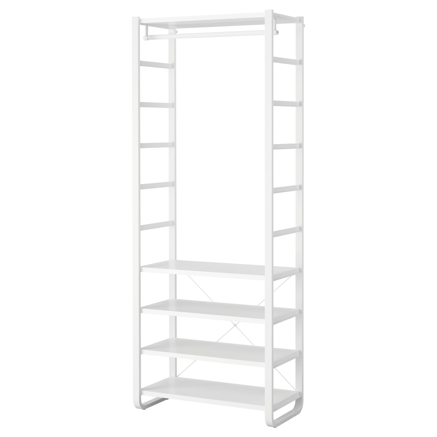 IKEA ELVARLI Combinazione di guardaroba bianco 84x40x216 cm