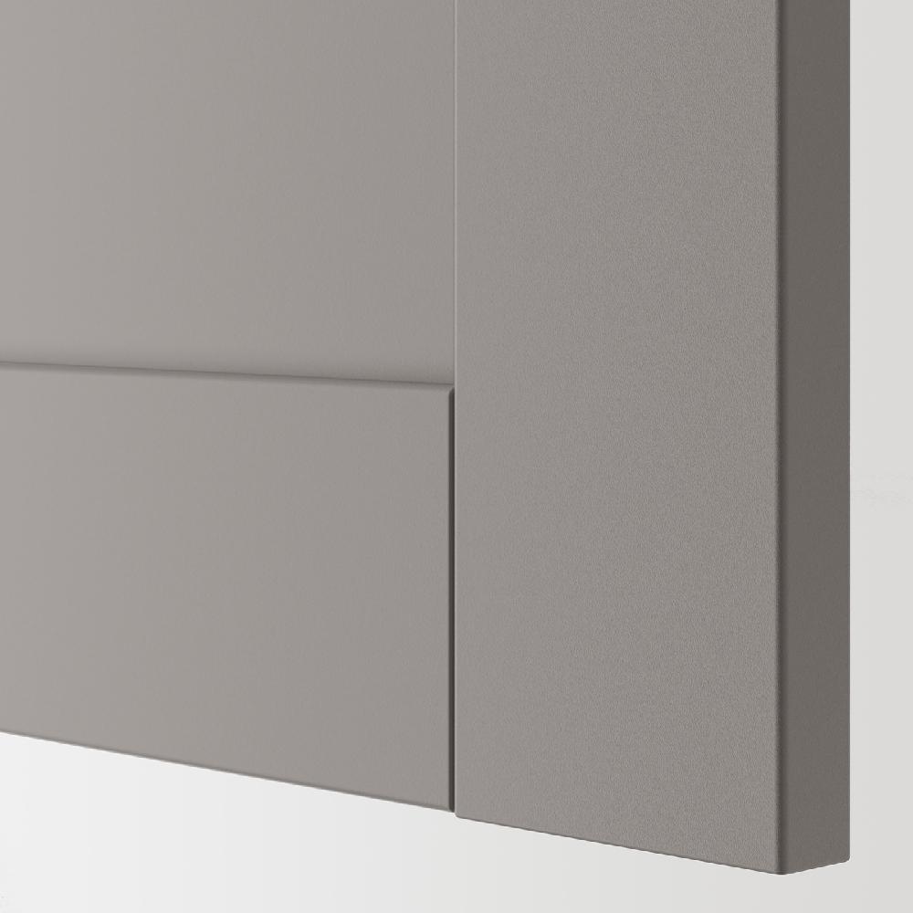 IKEA ENHET Lavanderia Bianco/grigio Cornice 183x63.5x222.5 Cm
