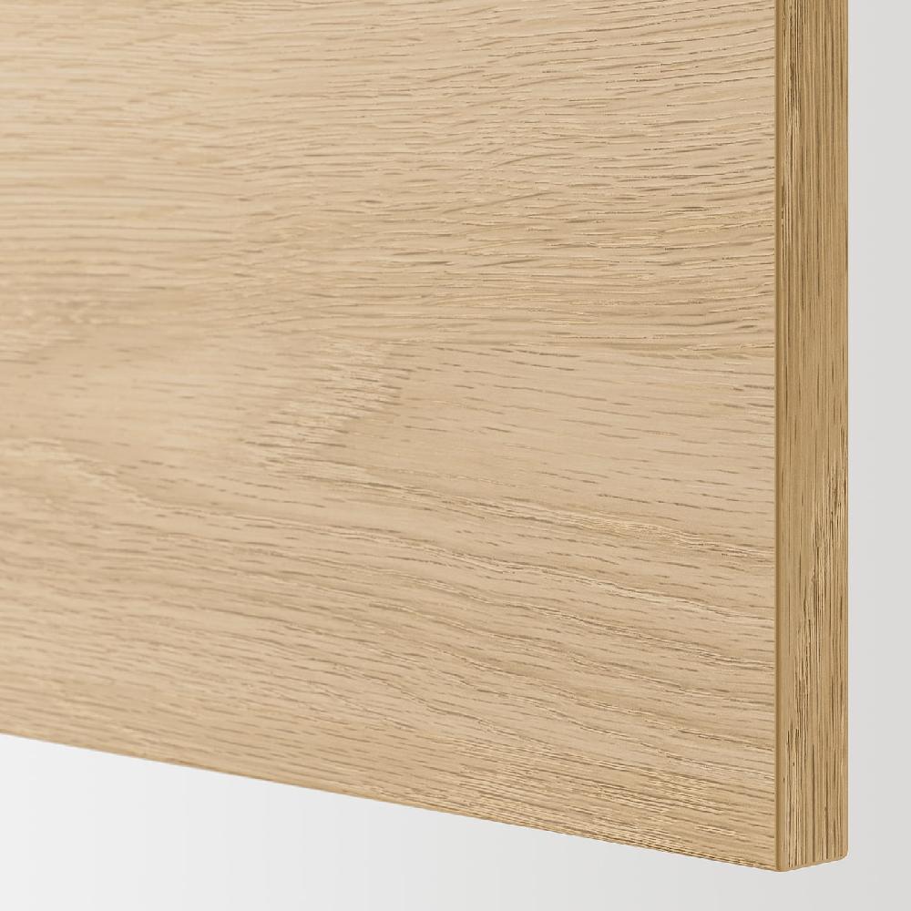 IKEA ENHET Mobile Alto Frigo/congelat Con Ante Bianco/effetto Rovere 60x62x210 Cm