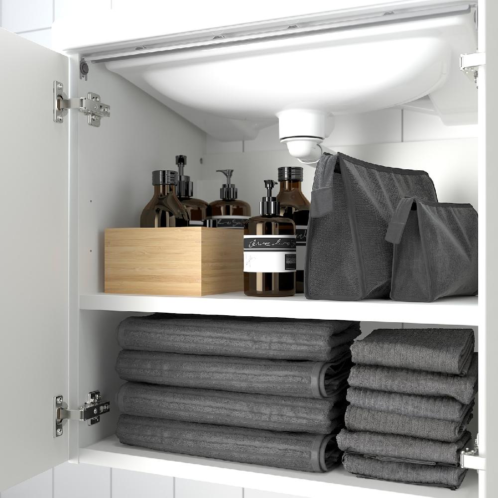 IKEA ENHET / TVÄLLEN Mobile Lavabo/ante/lavabo/miscelat Bianco 64x43x65 Cm