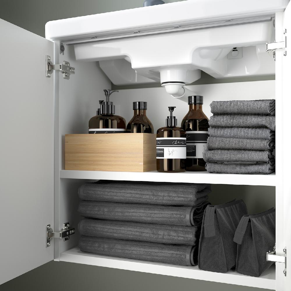 IKEA ENHET / TVÄLLEN Mobile Lavabo/ante/lavabo/miscelat Bianco 64x33x65 Cm
