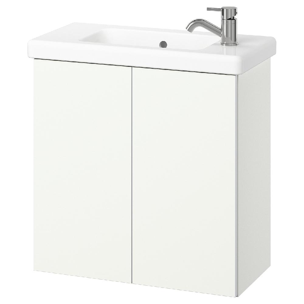 IKEA ENHET / TVÄLLEN Mobile lavabo/ante/lavabo/miscelat bianco 64x33x65 cm