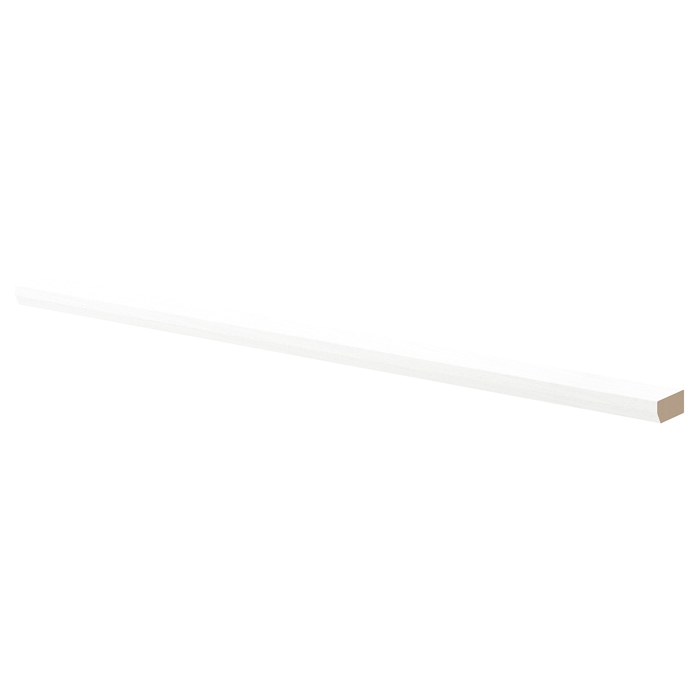 IKEA ENKÖPING Lista Sottopensile Bianco Effetto Legno 221 Cm