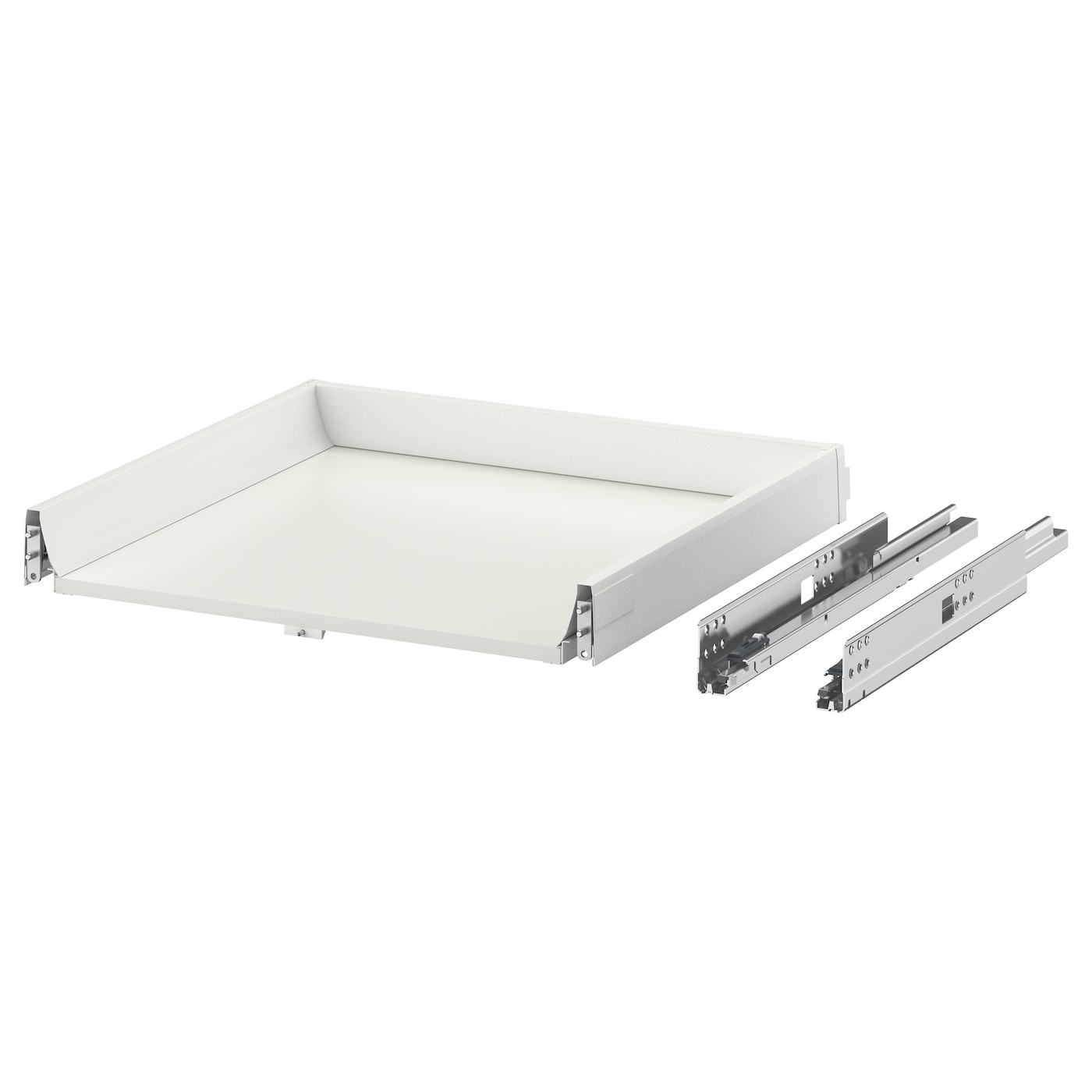 IKEA EXCEPTIONELL Cassetto basso apertura a pressione bianco 60x60 cm