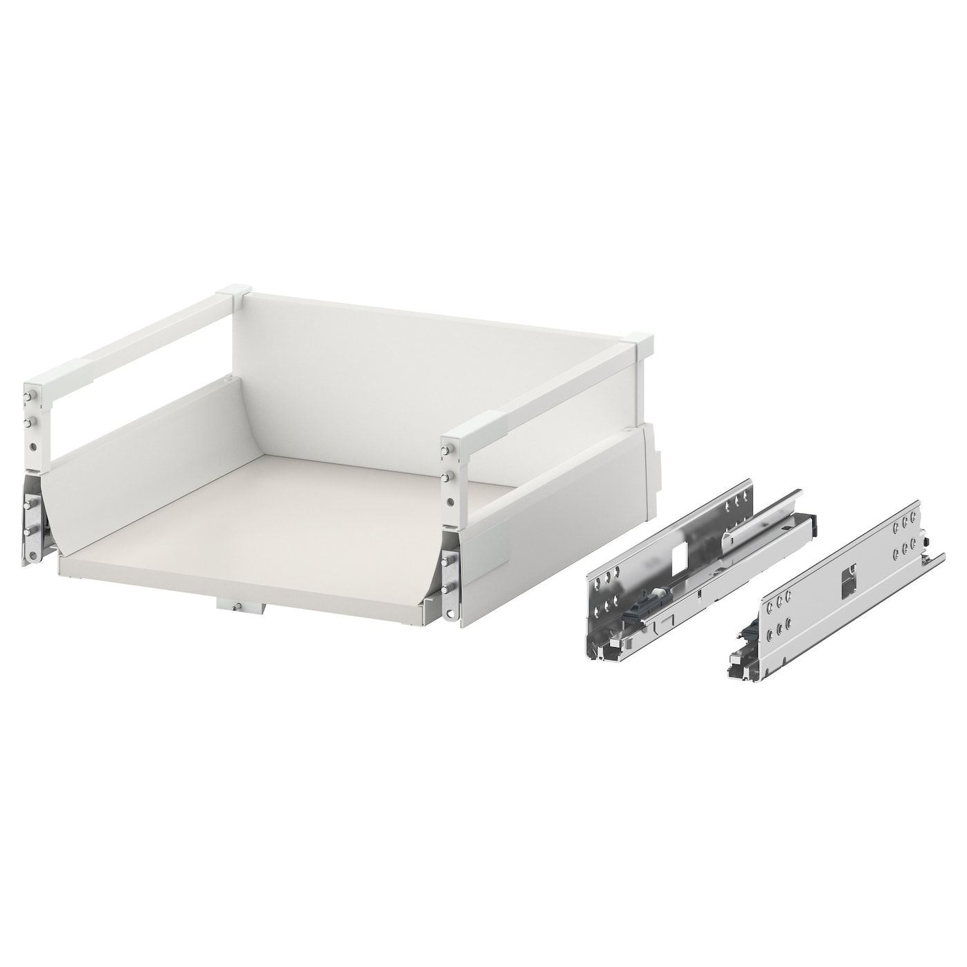 IKEA EXCEPTIONELL Cassetto medio apertura a pressione bianco 40x37 cm