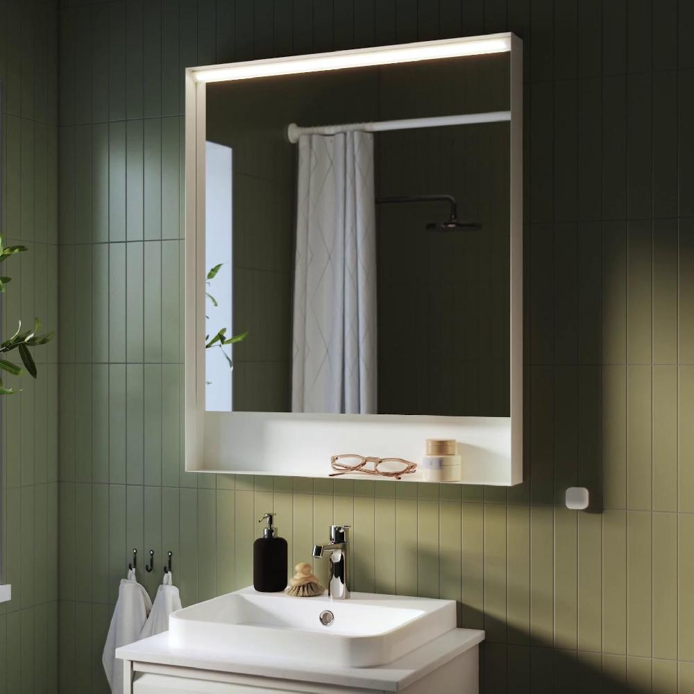 IKEA FAXÄLVEN Specchio/illuminazione Integrata 60x95 Cm