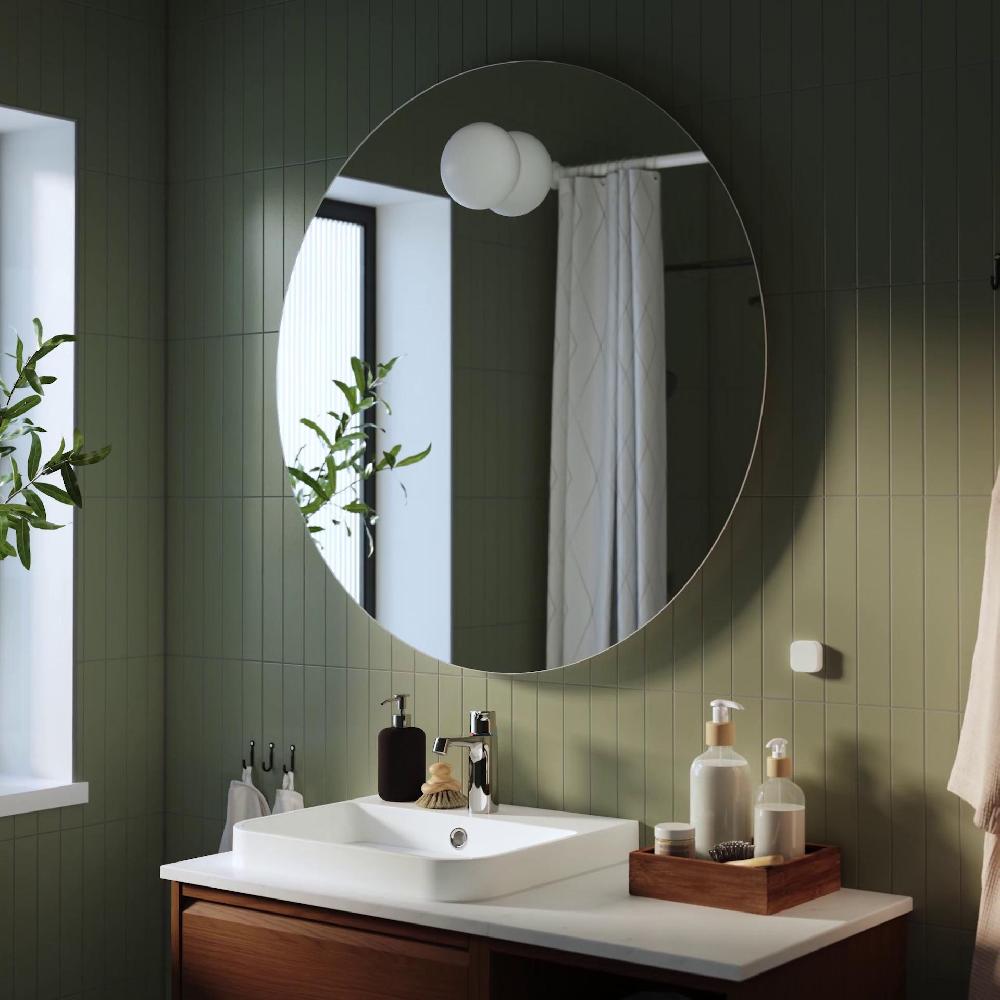 IKEA FAXÄLVEN Specchio/illuminazione Integrata 80 Cm