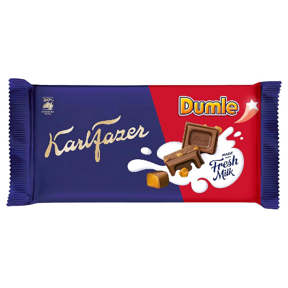 IKEA FAZER Cioccolato al latte caramello in pezzi 145 g