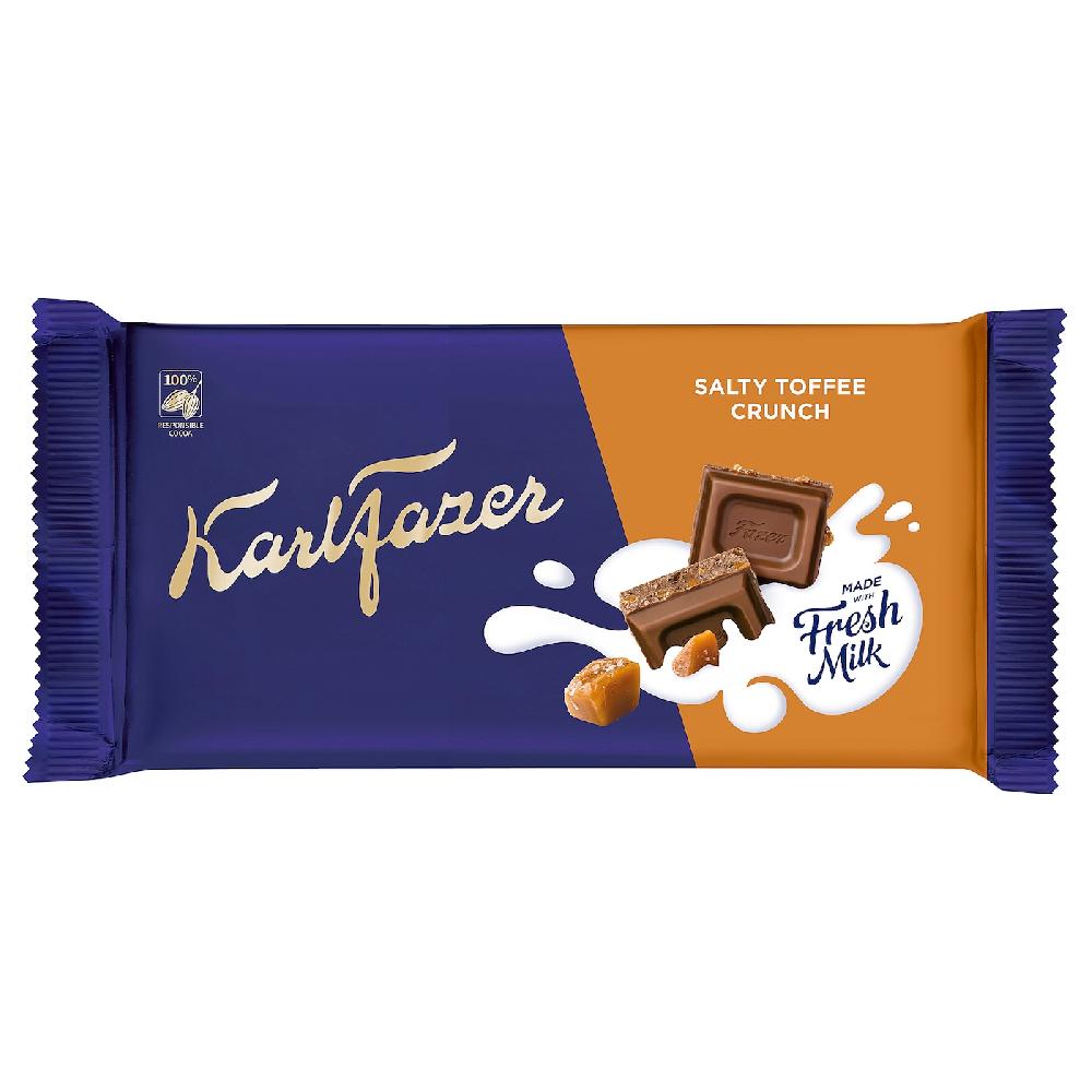 IKEA FAZER Cioccolato al latte caramello salato croccante 145 g
