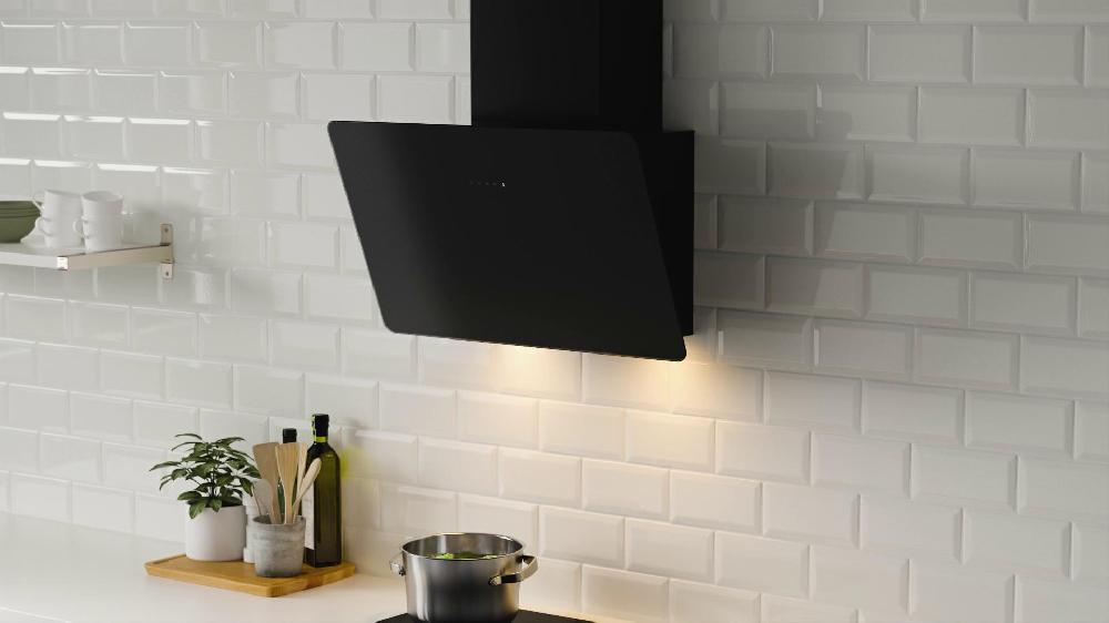 IKEA FINSMAKARE Cappa Da Fissare Alla Parete Nero 70 Cm