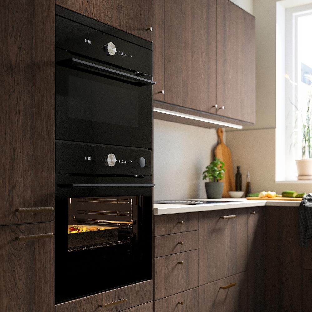 IKEA FINSMAKARE Forno Termoventil/pirolitico/vapore IKEA 700 Nero