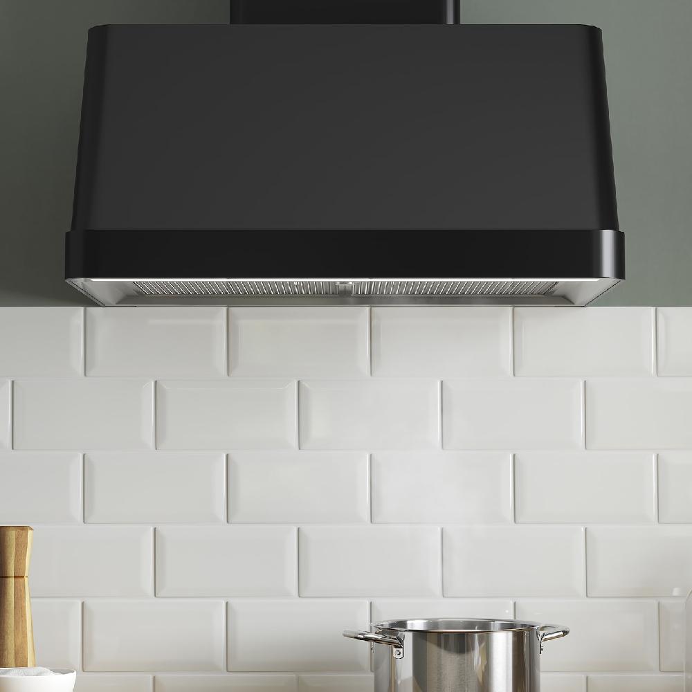IKEA FOKUSERA Cappa Da Fissare Alla Parete Nero 70 Cm