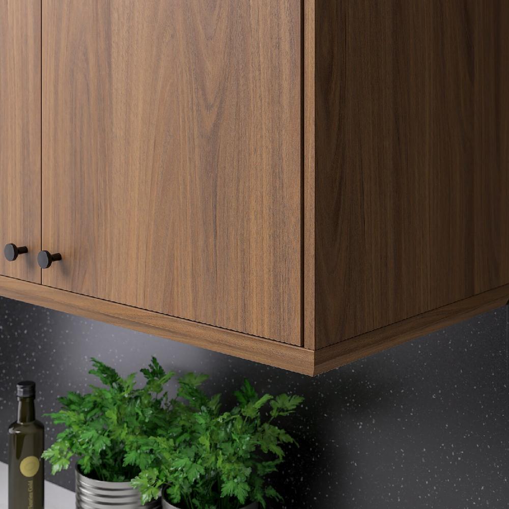 IKEA FÖRBÄTTRA Lista Sottopensile Marrone Effetto Noce 221 Cm
