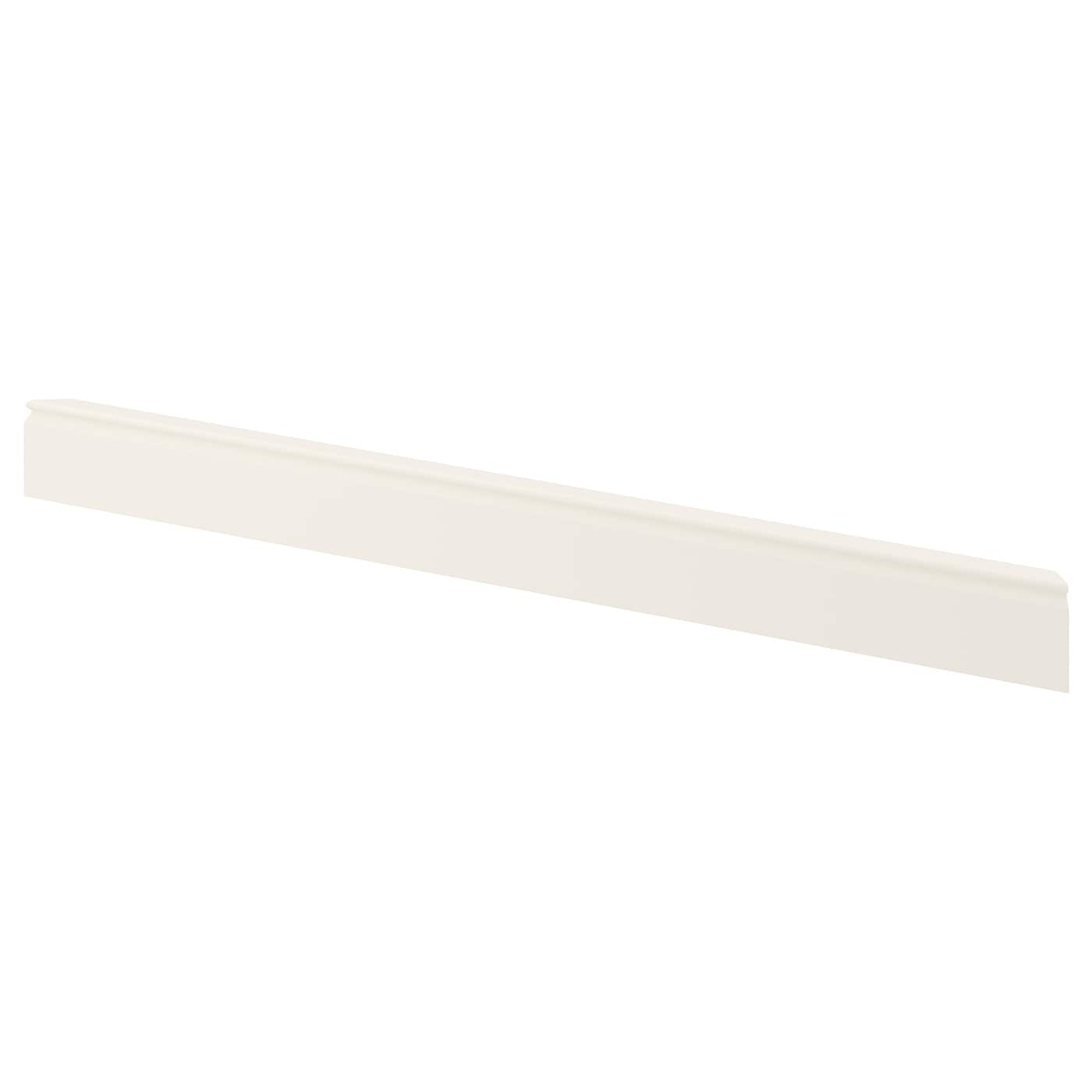 IKEA FÖRBÄTTRA Zoccolo decorativo bianco sporco 221x8 cm