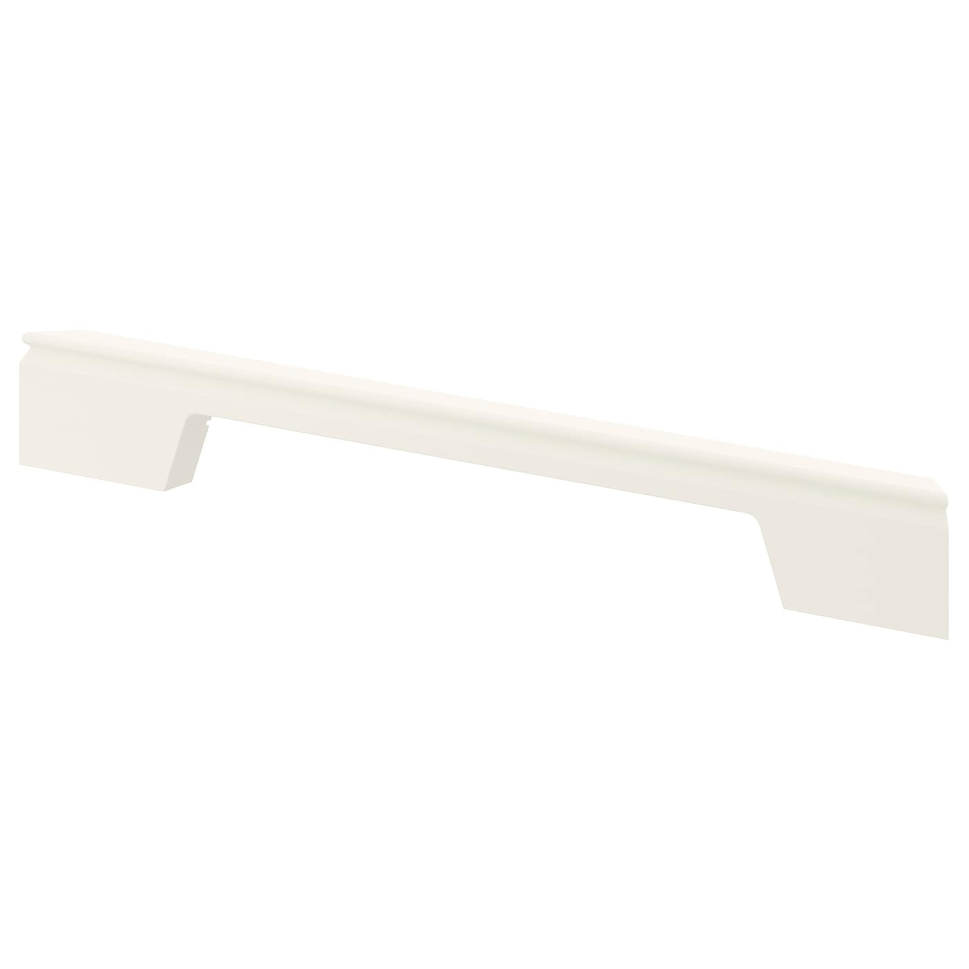 IKEA FÖRBÄTTRA Zoccolo decorativo con taglio bianco sporco 66x8 cm