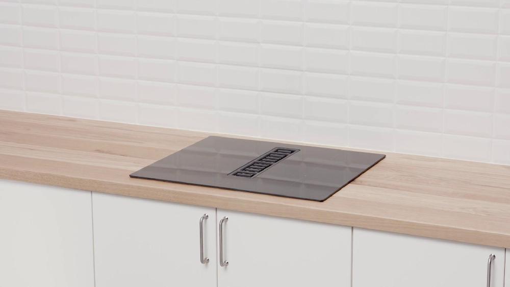 IKEA FÖRDELAKTIG Piano Cottura Induzione/cappa Integ IKEA 500 Nero 60 Cm