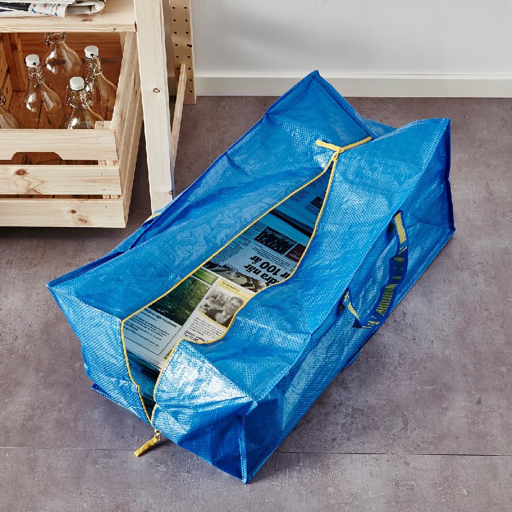IKEA FRAKTA Borsa Per Carrello Blu 73x35x30 Cm 76 L