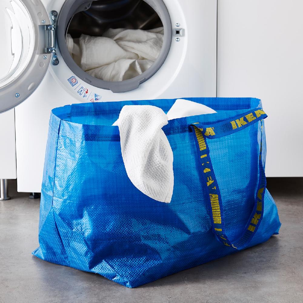 IKEA FRAKTA Borsa Portatutto Grande Blu 55x37x35 Cm/71 L