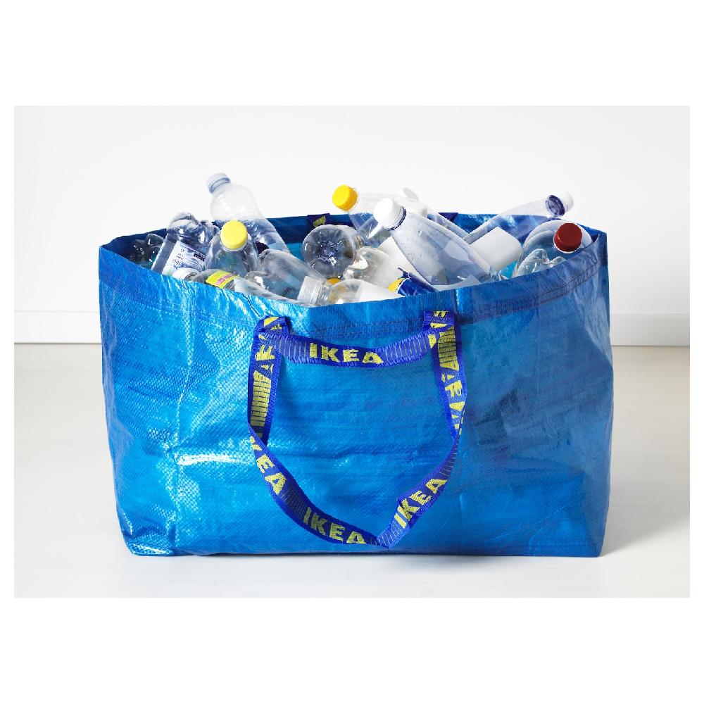 IKEA FRAKTA Borsa Portatutto Grande Blu 55x37x35 Cm/71 L