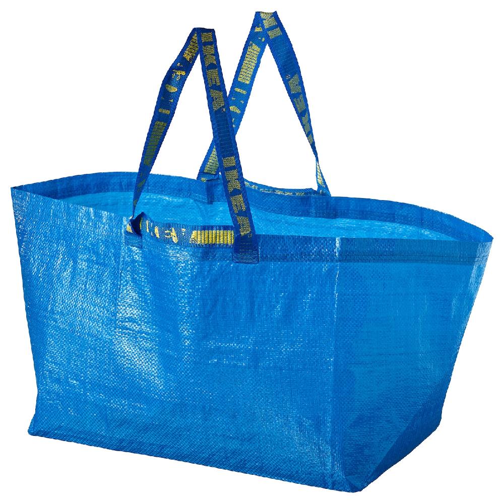 IKEA FRAKTA Borsa portatutto grande blu 55x37x35 cm/71 l