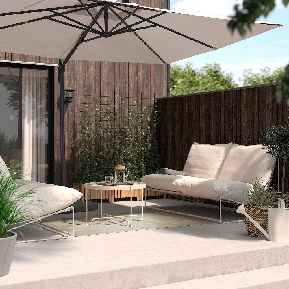 IKEA FULLMAKT Tappeto Tessitura Piatta Int/est Beige/melange 170x240 Cm