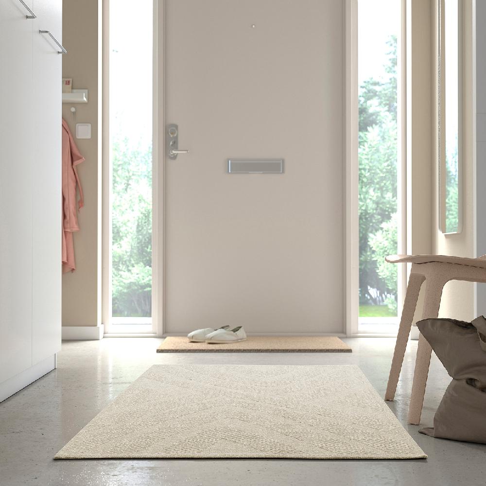 IKEA FULLMAKT Tappeto Tessitura Piatta Int/est Beige/melange 80x150 Cm