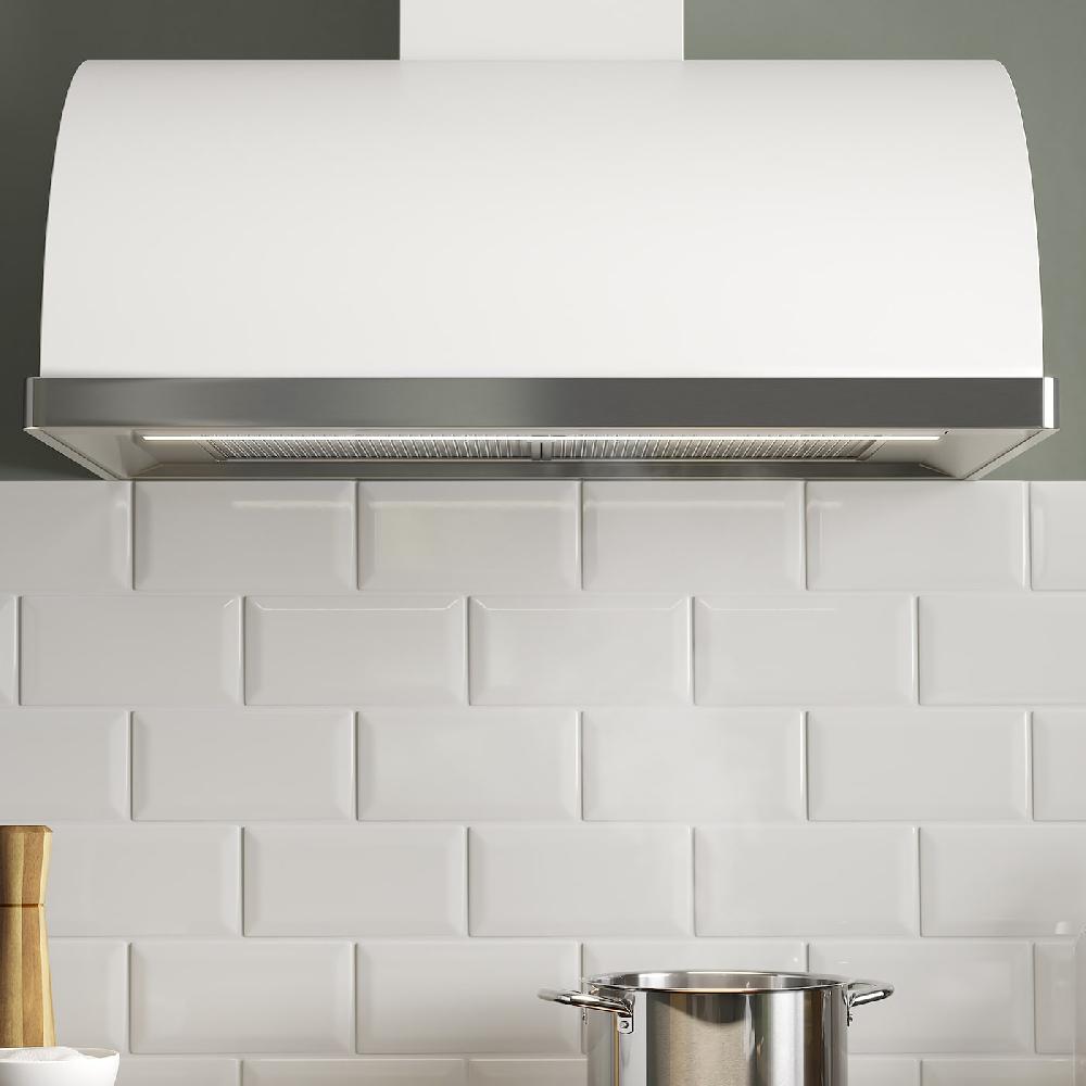 IKEA FULLSTÄNDIG Cappa Da Fissare Alla Parete Bianco 80 Cm