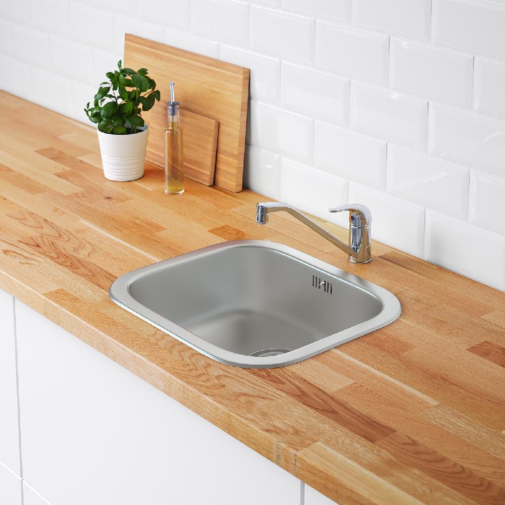IKEA FYNDIG Lavello Da Incasso 1 Vasca Inox 46x40 Cm
