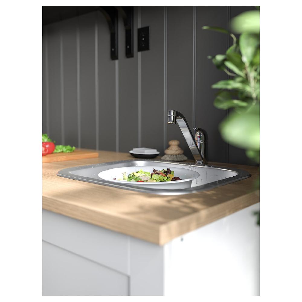 IKEA FYNDIG Lavello Da Incasso 1 Vasca Inox 46x40 Cm