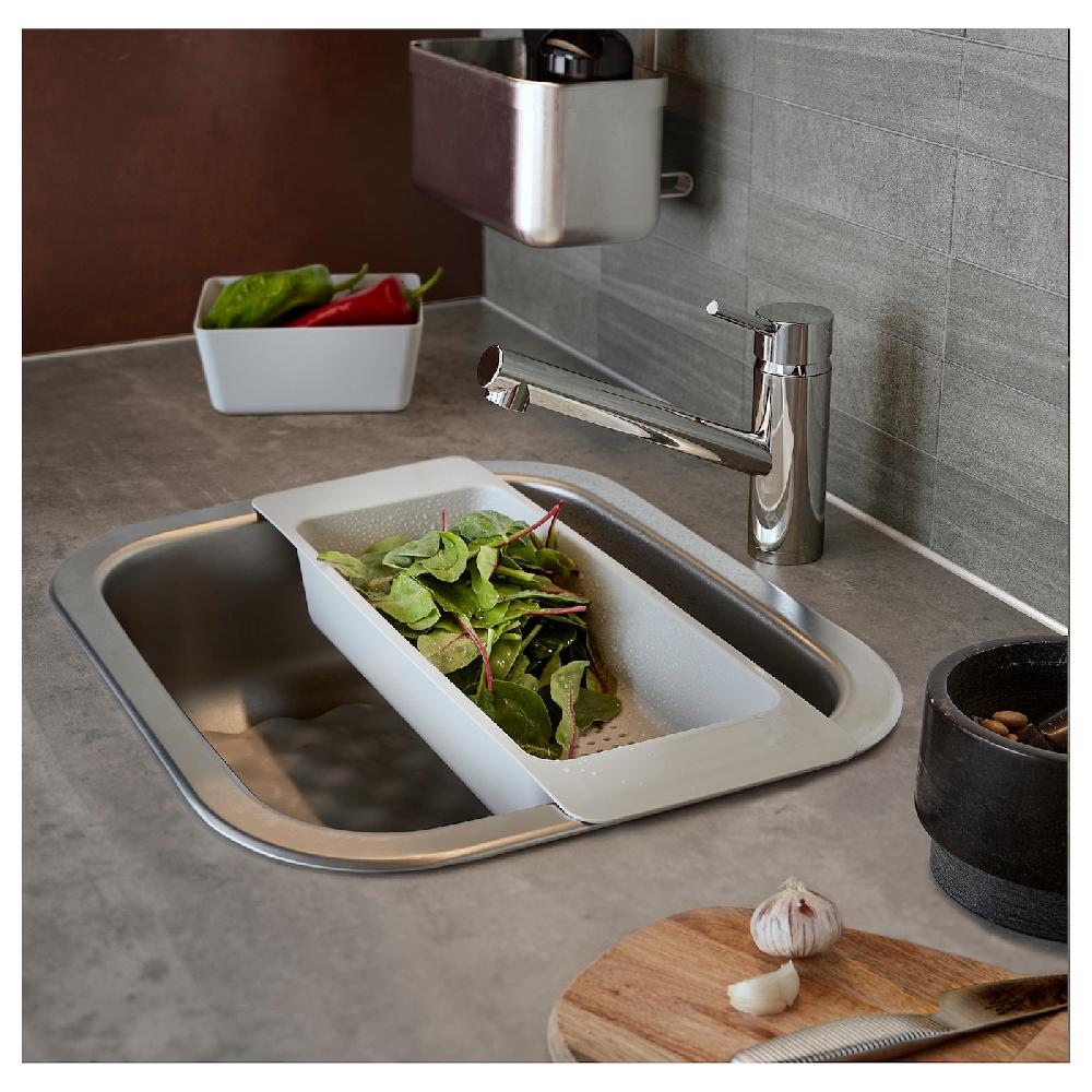 IKEA FYNDIG Lavello Da Incasso 1 Vasca Inox 46x40 Cm