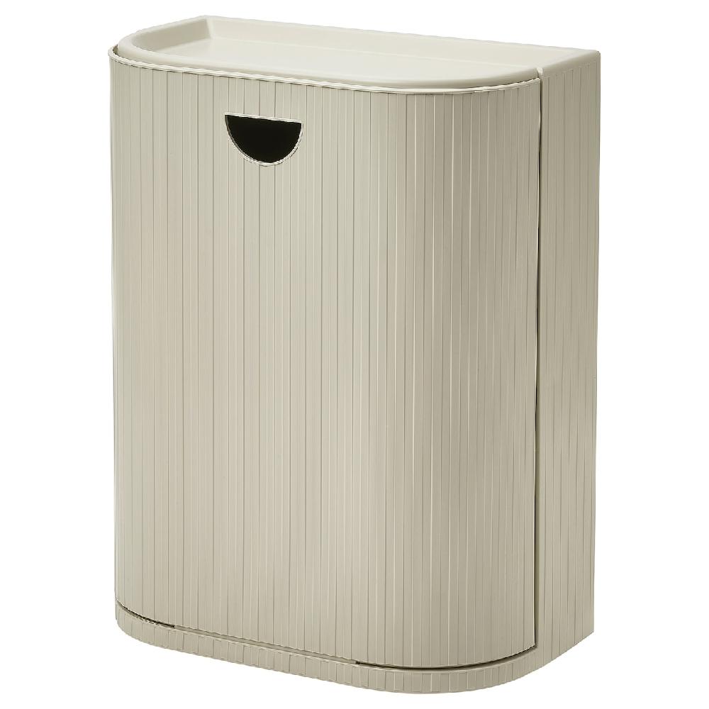 IKEA GÅRDSBUTIK Bidone Con Coperchio Grigio-beige 21 L