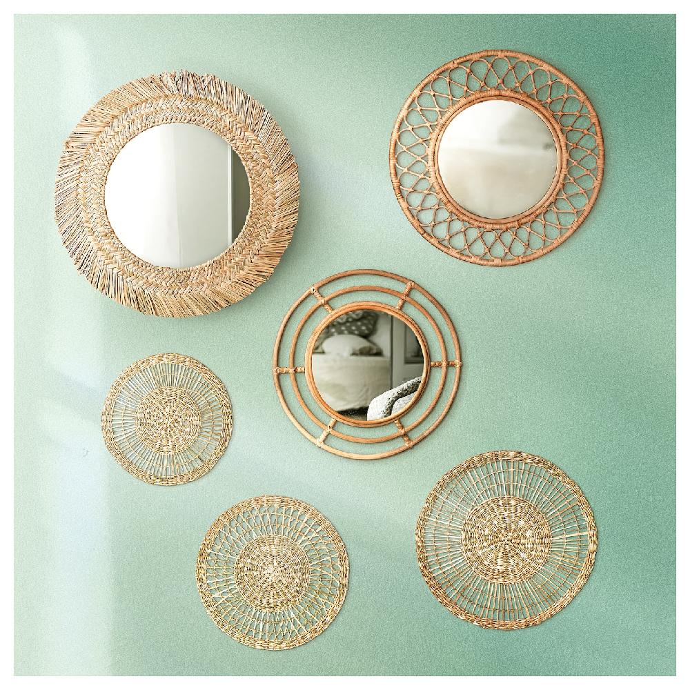 IKEA GILLSTAD Set Di 3 Decorazioni Da Parete Carice Fatto A Mano