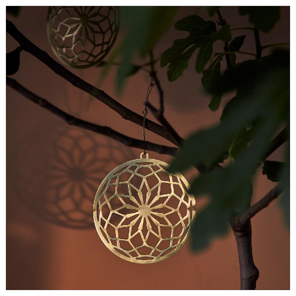 IKEA GOKVÄLLÅ Set Di 2 Decorazioni Da Appendere Color Oro