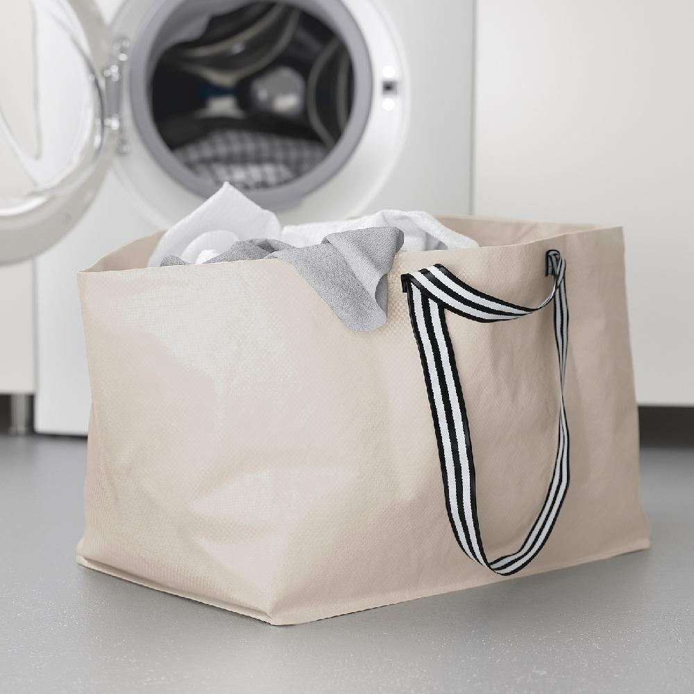 IKEA GÖRSNYGG Borsa Portatutto Grande Beige Chiaro 57x37x39 Cm/71 L