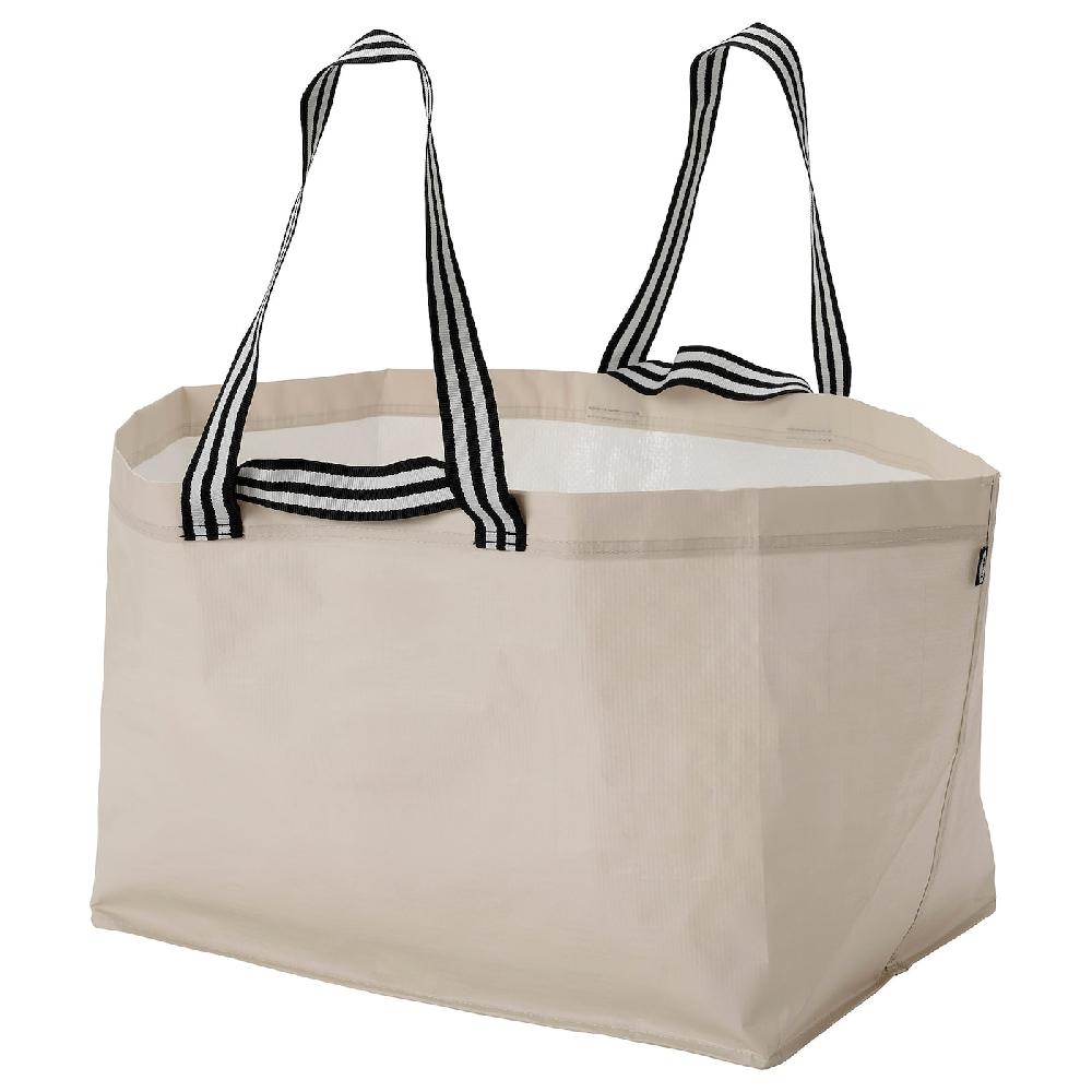 IKEA GÖRSNYGG Borsa portatutto grande beige chiaro 57x37x39 cm/71 l