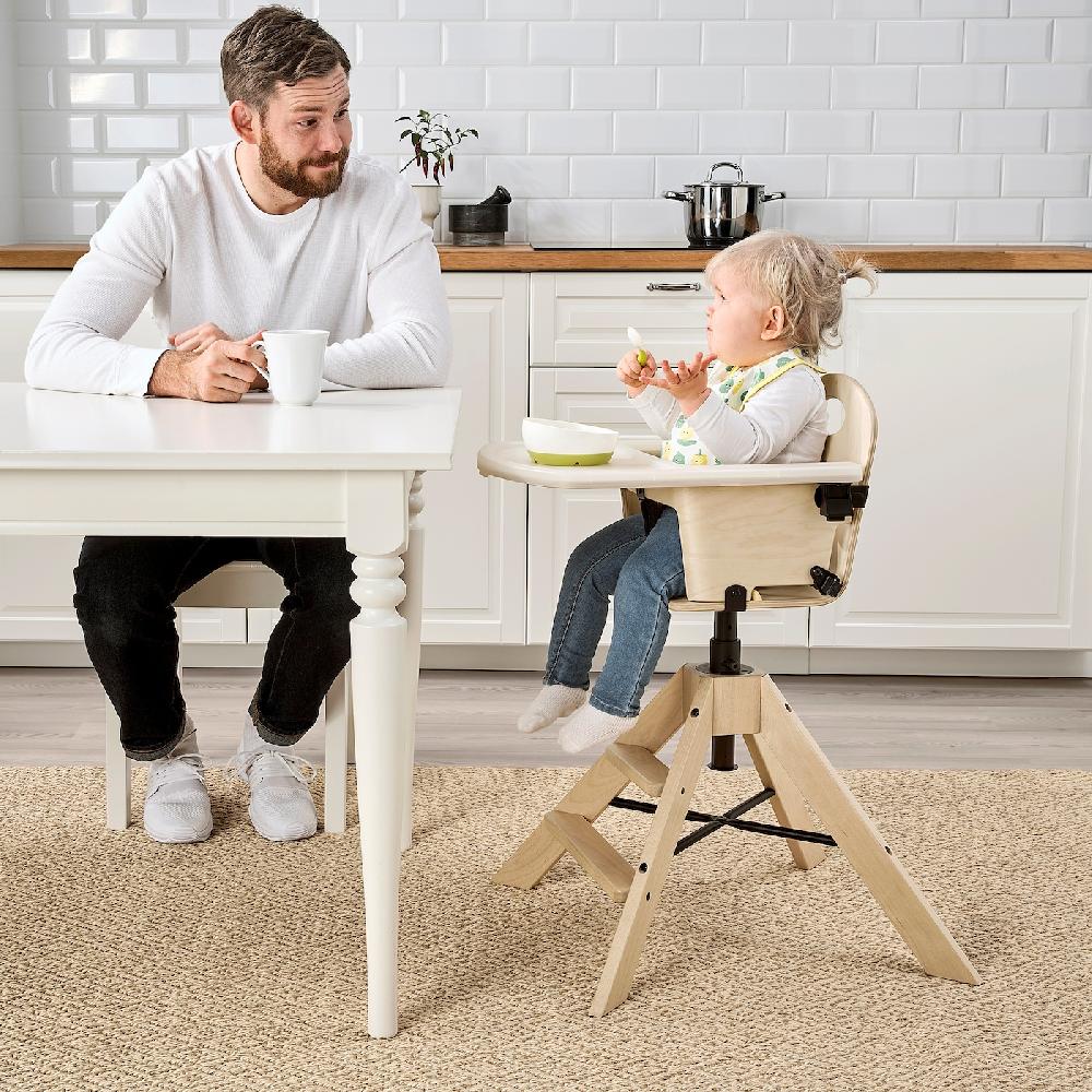 IKEA GRÅVAL Sedia Junior/seggiolone Con Vassoio Betulla