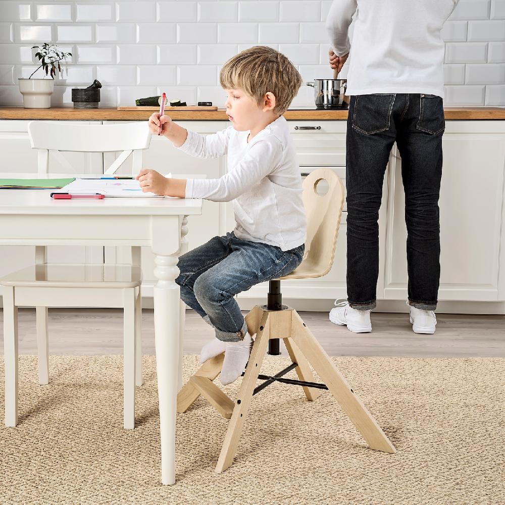 IKEA GRÅVAL Sedia Junior/seggiolone Con Vassoio Betulla