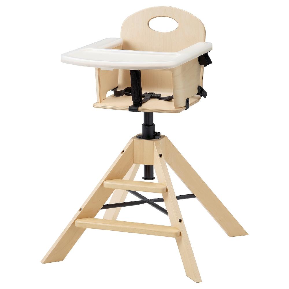 IKEA GRÅVAL Sedia junior/seggiolone con vassoio betulla